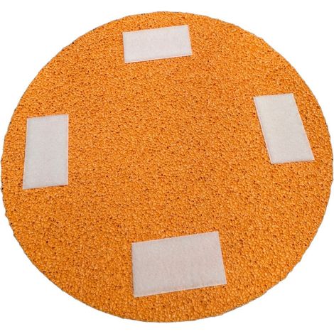 Spugna Tonda Arancio per Frattazzatrice Elettrica – Disco Ricambio Intonaci (1/4)