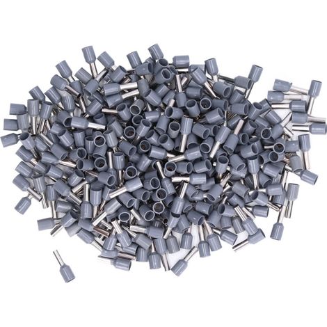 Bornes à sertir à broche électrique, 1000 pièces, virole isolée, connecteurs d'extrémité de cordon 12 AWG, KitE4009 (1/5)