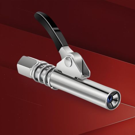 Coupleur de Pistolet à Graisse,Embout Graissage à Poignée Unique avec 30cm Tuyau, Embout Pompe a Graisse Manuelle pour Tous Types (1/5)
