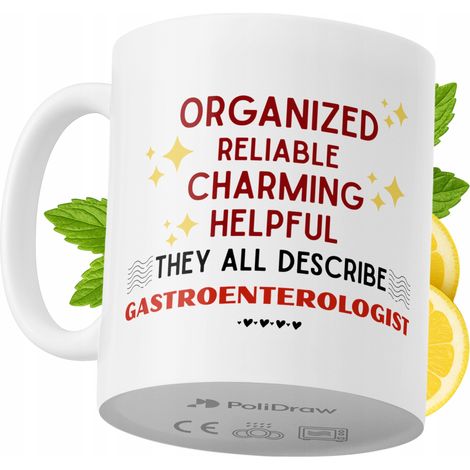 Tazza divertente e umoristica per gastroenterologo, ideale per caffè e tè, con grafica e testo divertenti. Perfetta per compleanni, onomastici e festività. Tazza premium per occasioni speciali, per ca (1/5)