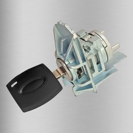 Compatible with Ford Focus old model left door lock cylinder, 1 key, car lock cylinder, auto parts OE: 1552849 (1/4)