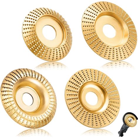 Lot de 4 disques abrasifs pour meuleuse d'angle - 85 et 100 mm - Pour meuleuse d'angle de 115 mm/125 mm - Disque flexible pour meuleuse d'angle de 22 mm (1/5)