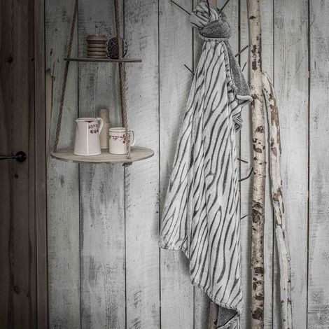 Plaid Today Chalet Écorce gris 125x150 (1/2)