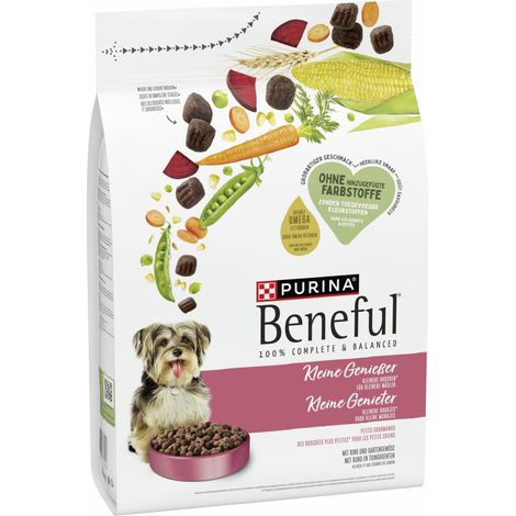 Purina Beneful Hundetrockenfutter Adult Mini 2,8 kg Rind & Gemüse (1/3)