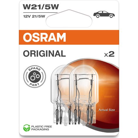 Confezione elettronica originale Osram W21/5W (1/2)
