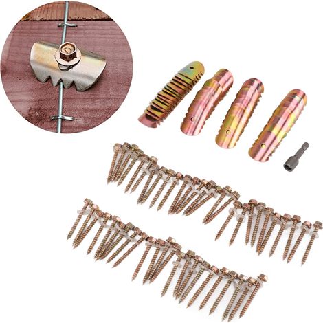 Kit de fixation robuste pour pattes de chat, adapté aux clôtures en grillage et en tissu. (1/5)