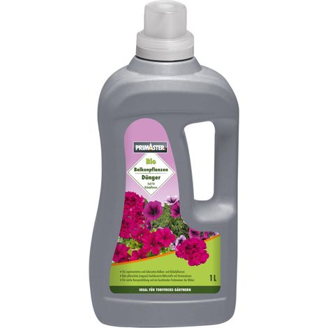 Primaster Bio Flüssigdünger 1 l für Balkon- & Kübelpflanzen Dünger