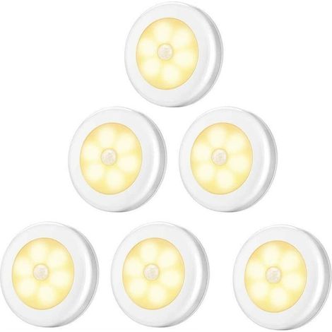 Stück warmweißes Licht C2723 Bewegungsmelder-Nachtlicht, intelligente Nachttischbeleuchtung für die Innen- und Außenbeleuchtung