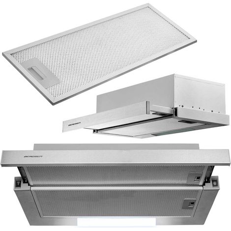 Cappa da cucina telescopica Berdsen BE-60-LW 60 cm in acciaio inox (1/5)