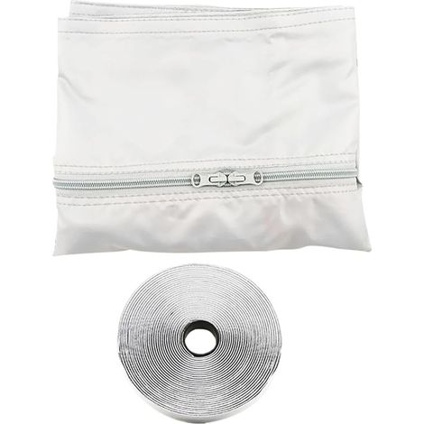 Kit de Fenêtre pour Climatiseur Portable - Pièces d'évacuation fenêtre battante - Kit d'étanchéité ventilation fenêtre battante clim,pour Chambre Salon Voyage Appartement Dortoir (1/5)