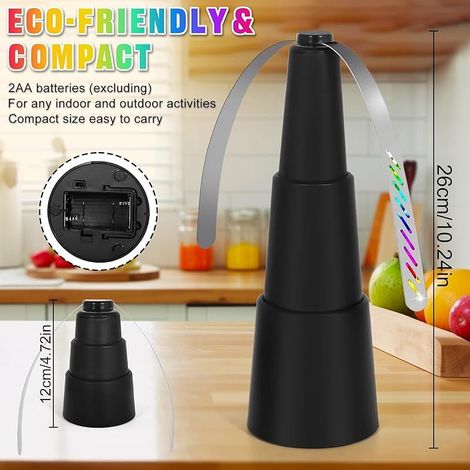 Moustiques Repoussent Les Ventilateurs, 2 Pièces Ventilateur Anti Mouche Indolore pour Eloigner Les Mouches de la Table, Repellent Moustique Fan pour Maison Dîner, Pique-Nique et Barbecue