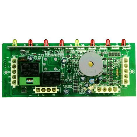 Scheda elettronica 8 funzioni (8 led) Twin Cut 102-122 serie 2000. Inserimento lame meccanico