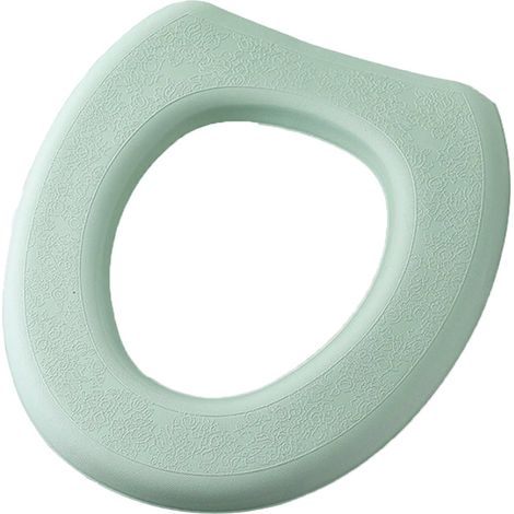 Housse de siège de toilette – Siège de toilette doux – Bord élastique chauffant – 1 pièce – Usage domestique Gris (1/5)