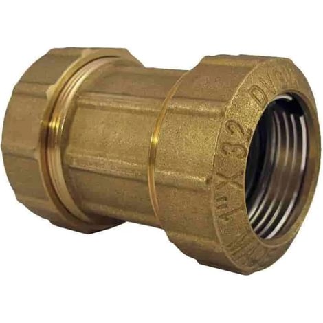 Raccord PE 32mm en Laiton, Connecteur de Tuyau Polyéthylène (1/2)