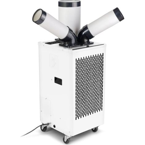 Trotec – Climatiseur mobile réversible 3,5 kW – Débit d'air 600 m³/h – Refroidissement ponctuel, ventilation, déshumidification – Propane R290