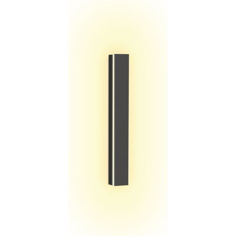 SWANEW Applique lineare LED integrata Lampada da parete LED per scale esterne guardaroba 40cm 10.5W Bianco caldo (1/5)
