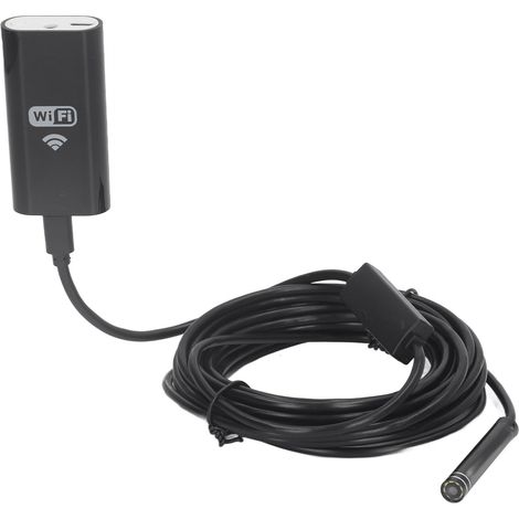 Endoscope WiFi IP67 2MP Caméra HD Étanche 8mm 5mètres avec 8 LEDs pour Inspection (1/5)