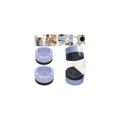 Tapis Anti Vibration Machine A Laver,Pied Machine A Laver,Pour Caoutchouc AntidéRapant Coussinets De Pieds Anti-Marche(4pcs) (1/5)