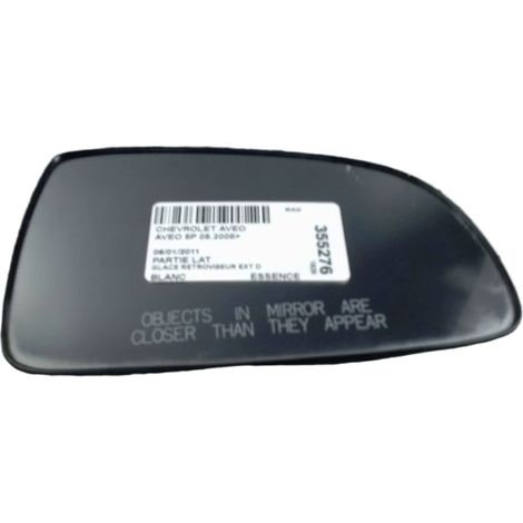 [PRODUIT D'OCCASION] Glace Retroviseur Exterieur D CHEVROLET Aveo 2008- ♻️ Ref Oe. 96800778 - Garantie à vie (1/3)