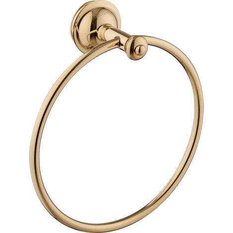 PaulGurkes Handtuchring Gold Retro Nostalgie Bad-Accessoire (1/2)