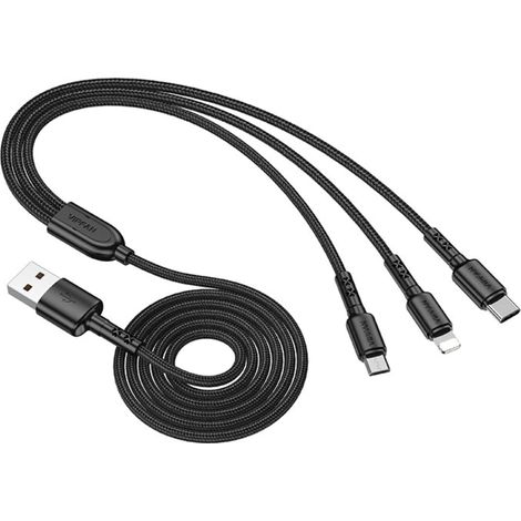 Cavo Di Ricarica Veloce 3 In 1 3.5A (Cb X2Lmt)