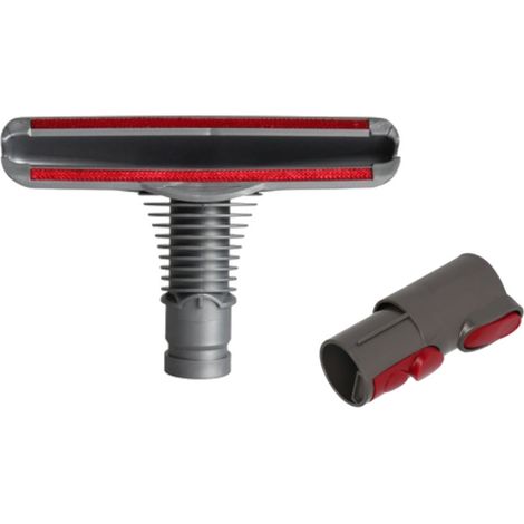 Trade-Shop 2in1 Set: Matratzendüse/Polsterdüse + Anschluss-Adapter kompatibel mit Dyson V6 V7 V8 V10 V11 V12 V15 SV10 SV11 Staubsauger (1/5)
