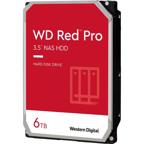 Western Digital Red Pro Interne Festplatte 6 TB 7200 RPM 256 MB 3.5" SATA