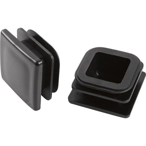 Embout carre rentrant plastique - conditionnement : sachet de 8 - largeur (mm) : 80 - longueur (mm) : 80 - SHEPHERD HARDWARE (1/2)