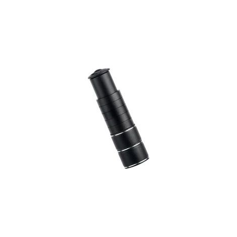 Rallonge de potence de fourche de vélo en alliage d'aluminium réglable, adaptateur pour guidon de vélo de route et VTT, noir.