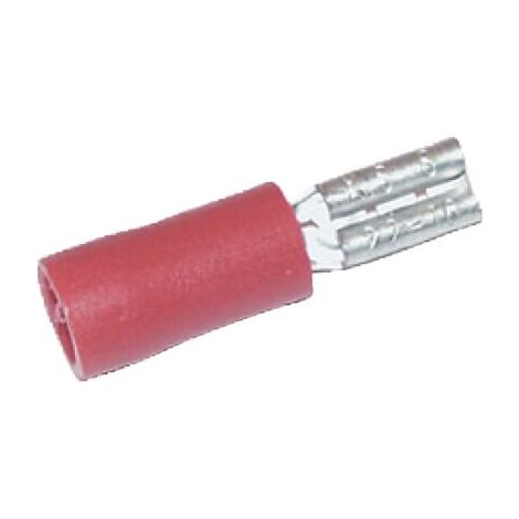 Flachsteckerhülse rot 4,8 x 0,8 mm UNIVERSAL LA9230KR
