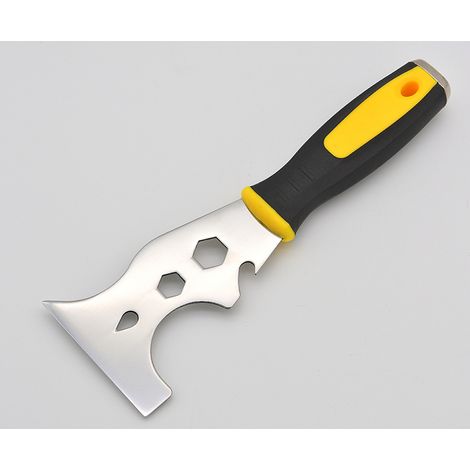 75-mm-Multifunktions-Malerspachtel – 9-in-1-Multifunktionswerkzeug – Schabermesser – Farbschaber aus Edelstahl (1/5)