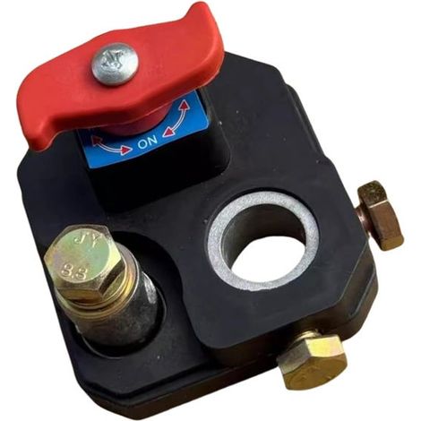 Desconexión rápida de la batería: interruptor de corte de latón de alta resistencia de 12 V/24 V, control de potencia automotriz  Adecuado para automóviles (1/5)