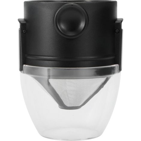 Filtre à café en acier inoxydable réutilisable, entonnoir pour café filtre, support à thé, porte-dosettes, infuseur portable. (1/5)