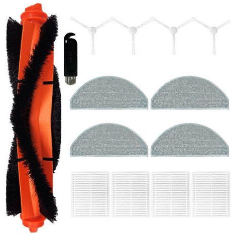 Accessoires pour aspirateur robot Xiaomi E10 : brosse principale, filtre HEPA, chiffons de nettoyage, pièces de rechange (1/5)