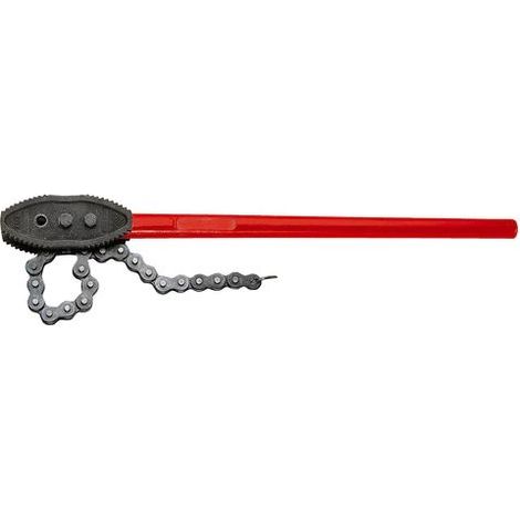 Clé à chaîne Facom, Ouverture 130mm, Long. 910 mm, Acier ( Prix pour 1 )
