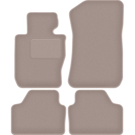 Tappetini auto in velluto per: BMW X1 E84 xDrive 0 (2004-2011) beige (1/5)
