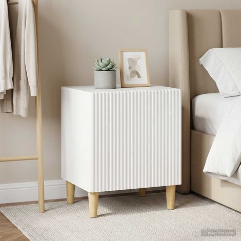 vidaXL Armario de Noche 2 uds. Brillante 43 x 34,5 x 50 cm (1/5)