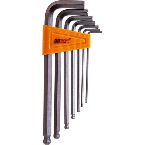 Juego de llaves macho hexagonales 7 unidades 2,5-10 mm gopart GOPART 10002GP
