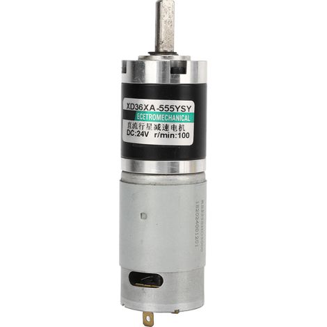 Moteur électrique à courant continu 24V XD36XA-555YSY, réducteur à vitesse variable miniature, couple inverse, 100 tr/min, faible vitesse, usage industriel (1/5)