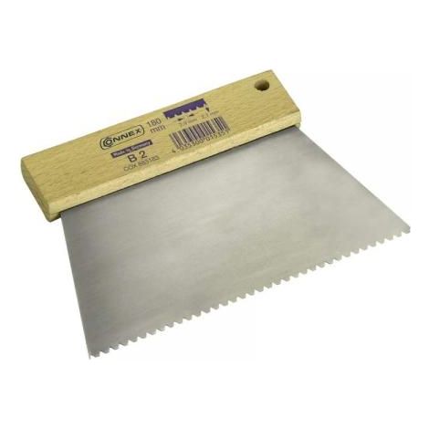 Spatola dentata 180 mm. denti 1,8 x 65
