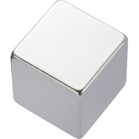 Aimant permanent cubique N45 1,37 T température limite (max.) : 80 °C Conrad Components 505945