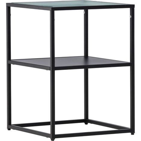 Table d'Appoint Design "Sao Paulo" 55cm Noir (1/5)