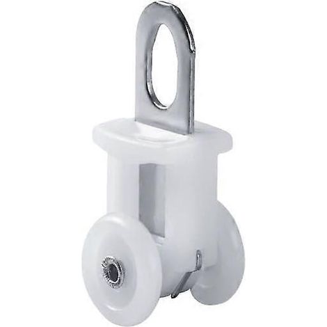 Lot de 50 roulettes robustes pour rails de rideaux avec poulies silencieuses, compatibles avec les rails de plafond et muraux.