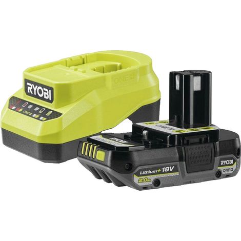 Kit batteria e caricabatterie - RYOBI - RC18120A-120CG - Lithium+ 18V - Batteria 2,0Ah - Caricabatterie incluso (1/4)