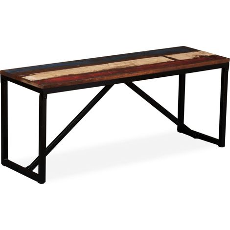 Sitzbank Massivholz 110x35x45 cm
