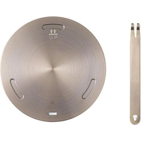 Piastra di conversione per piano cottura a induzione da 28 cm, adattatore a induzione in acciaio inox, piastra per cottura a fuoco lento per piani cottura elettrici, a gas e in vetroceramica, piastra  (1/5)