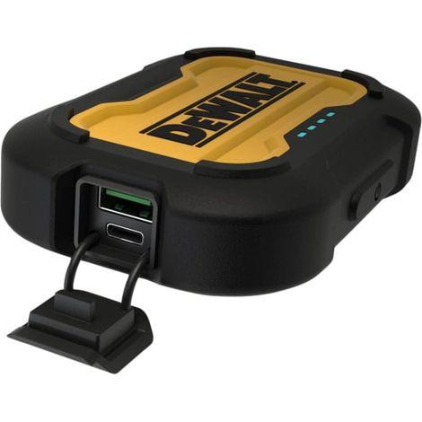 DeWalt 2-Port 10,000mAh Portable Power Bank with Dual USB Charging