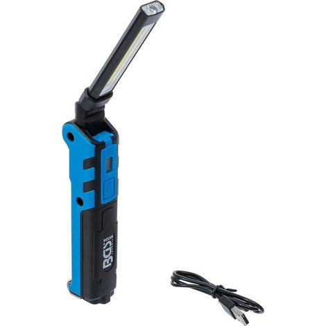 Baladeuse Pliable à Accu 6,5W - COB-LED, Station de Recharge - Éclairage Puissant et Mobile,  - D-Work