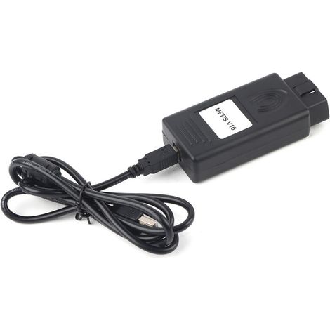 Jeffergarden Câble de diagnostic de voiture, outil de réglage de puce ECU, plastique ABS noir, fiable et facile à utiliser, remplacement multilingue, adapté à l'entretien de la série Chevrolet-DOU