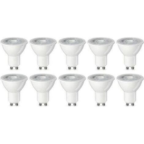 Ampoule LED GU10, économie d'énergie 5 W équivalent à 50 W halogène, blanc chaud 3000 K, non dimmable, 345 lumens, durée de vie 15 000 heures (1/5)